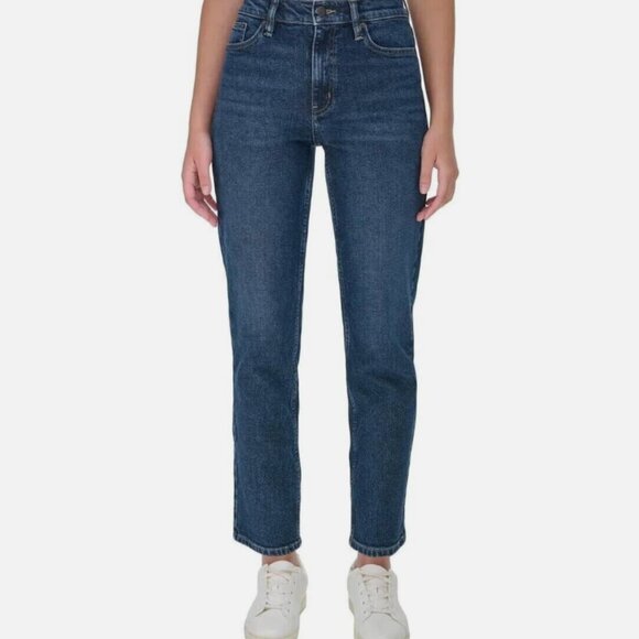 Calvin Klein Women's High-Rise Jean Blue size 4 - Picture 2 of 10